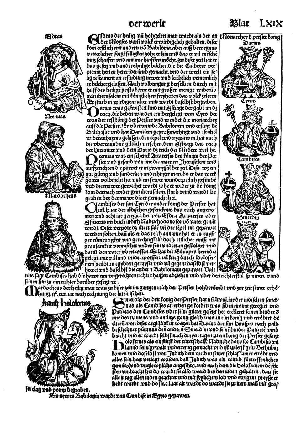 Schedelsche Weltchronik Blatt 69, rechte Seite