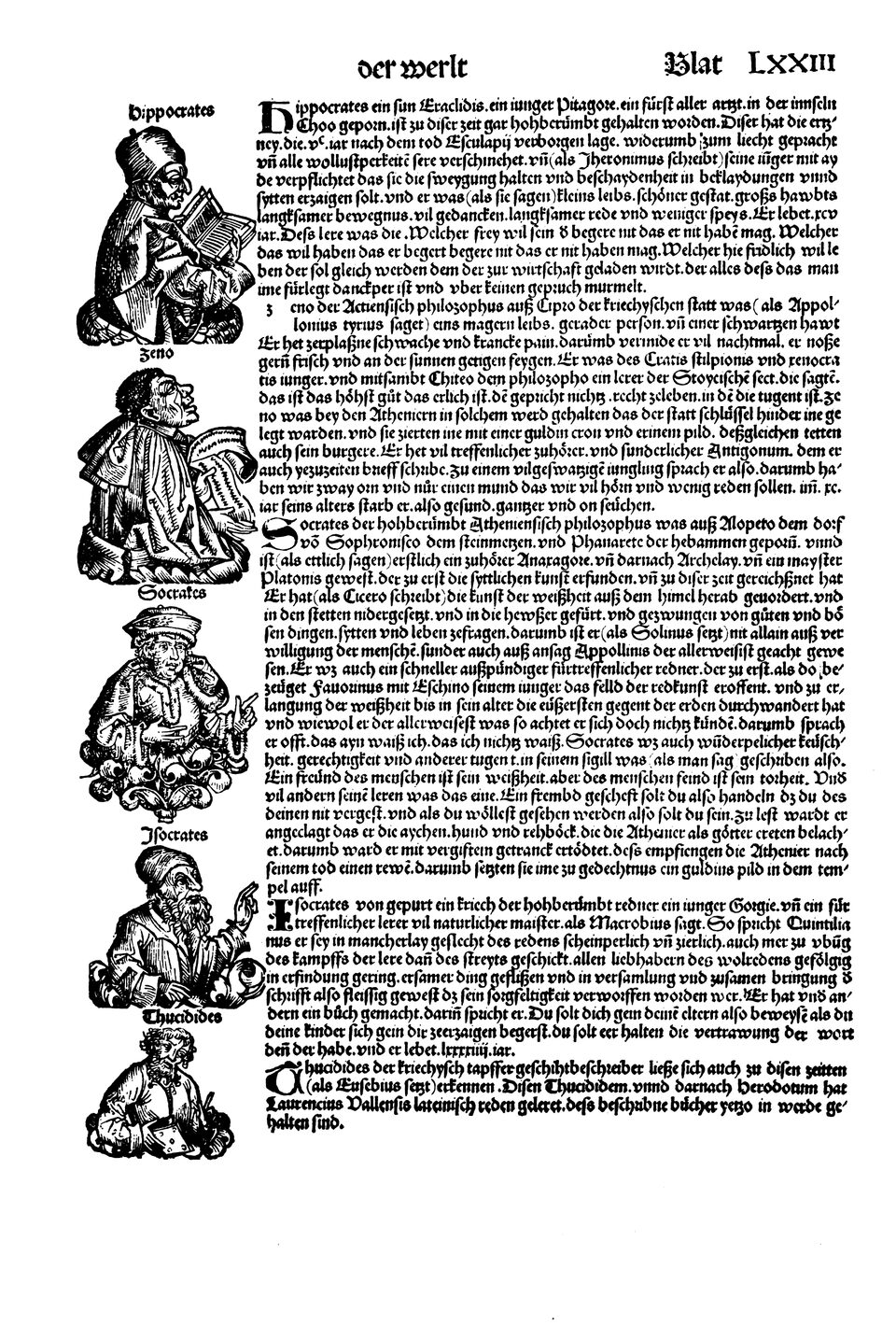 Schedelsche Weltchronik Blatt 73, rechte Seite