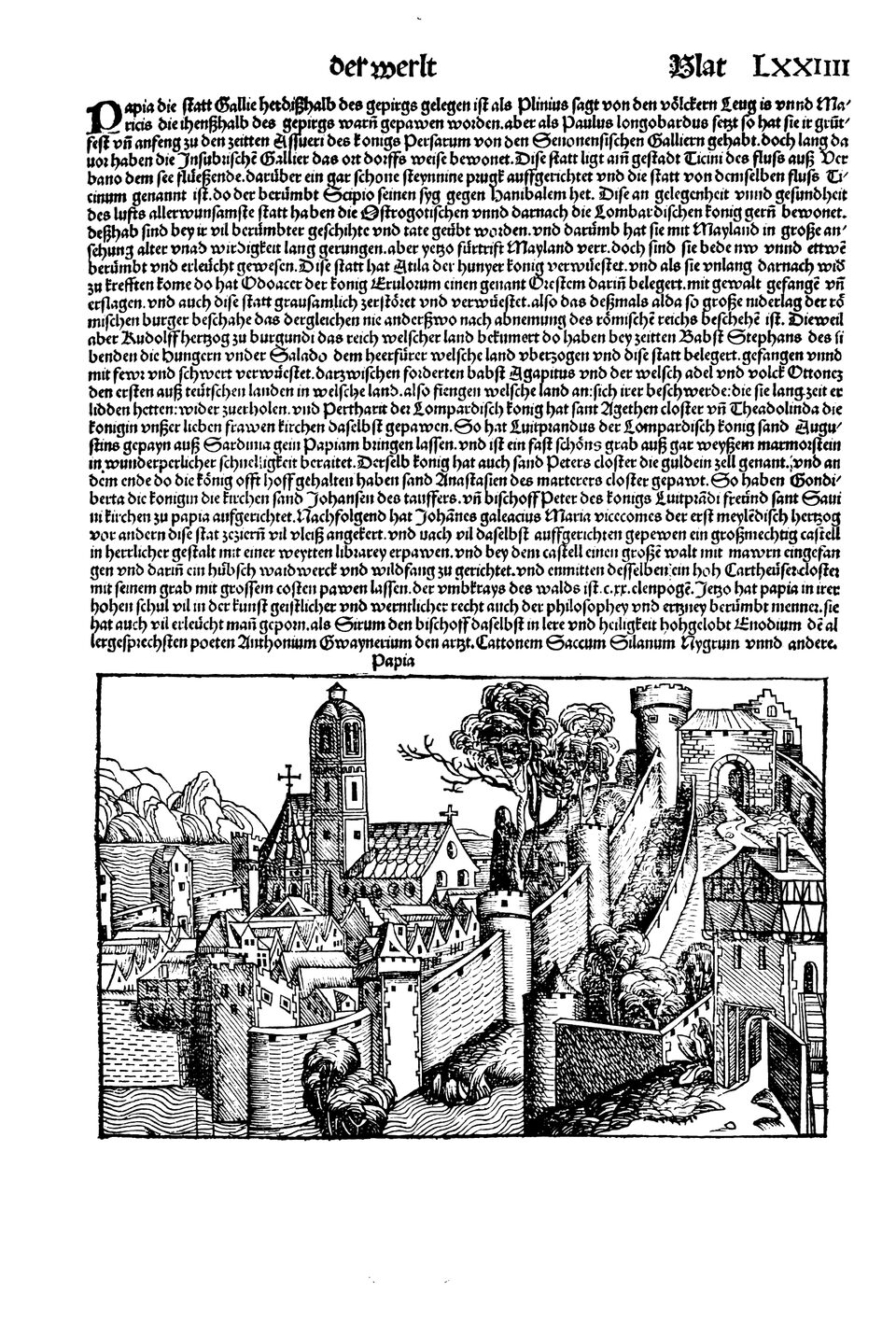 Schedelsche Weltchronik Blatt 74, rechte Seite