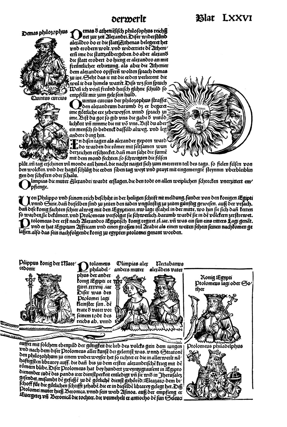 Schedelsche Weltchronik Blatt 76, rechte Seite