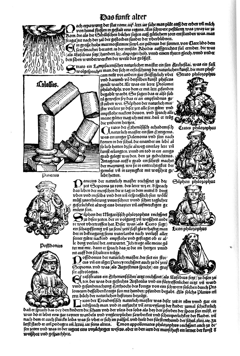 Schedelsche Weltchronik Blatt 83, linke Seite