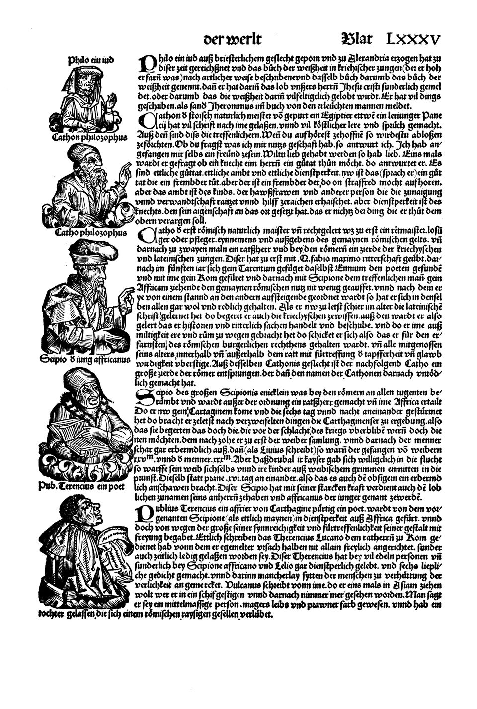 Schedelsche Weltchronik Blatt 85, rechte Seite