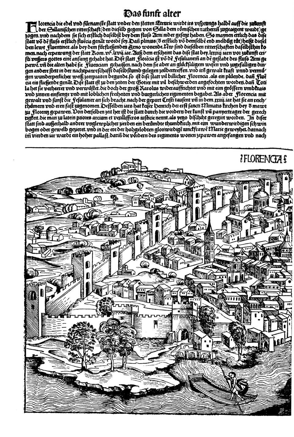 Schedelsche Weltchronik Blatt 87, linke Seite