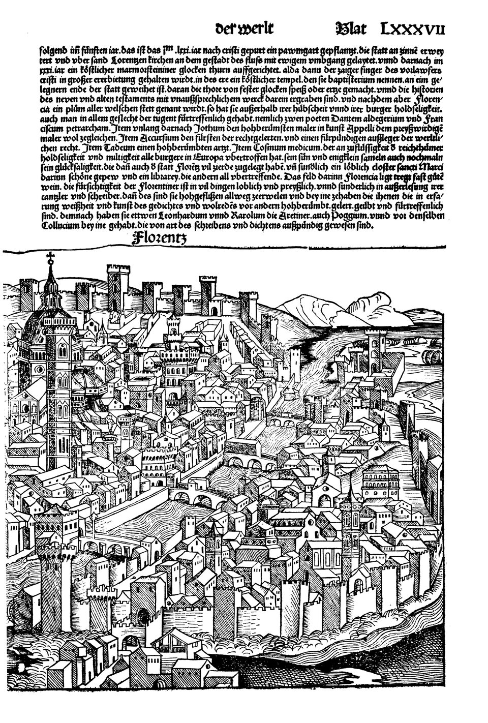 Schedelsche Weltchronik Blatt 87, rechte Seite