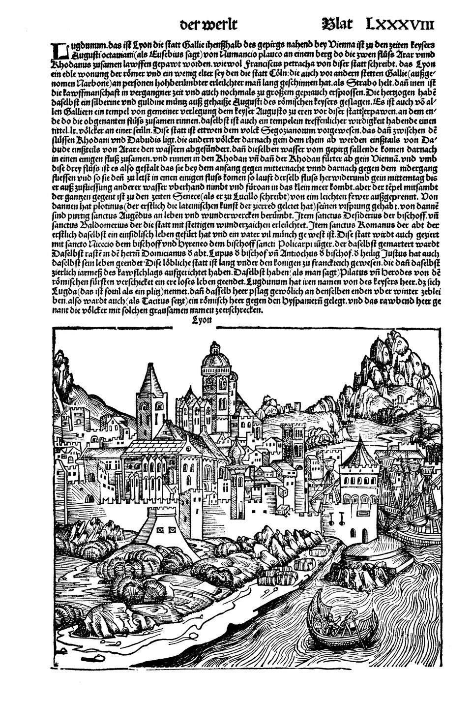 Schedelsche Weltchronik Blatt 88, rechte Seite
