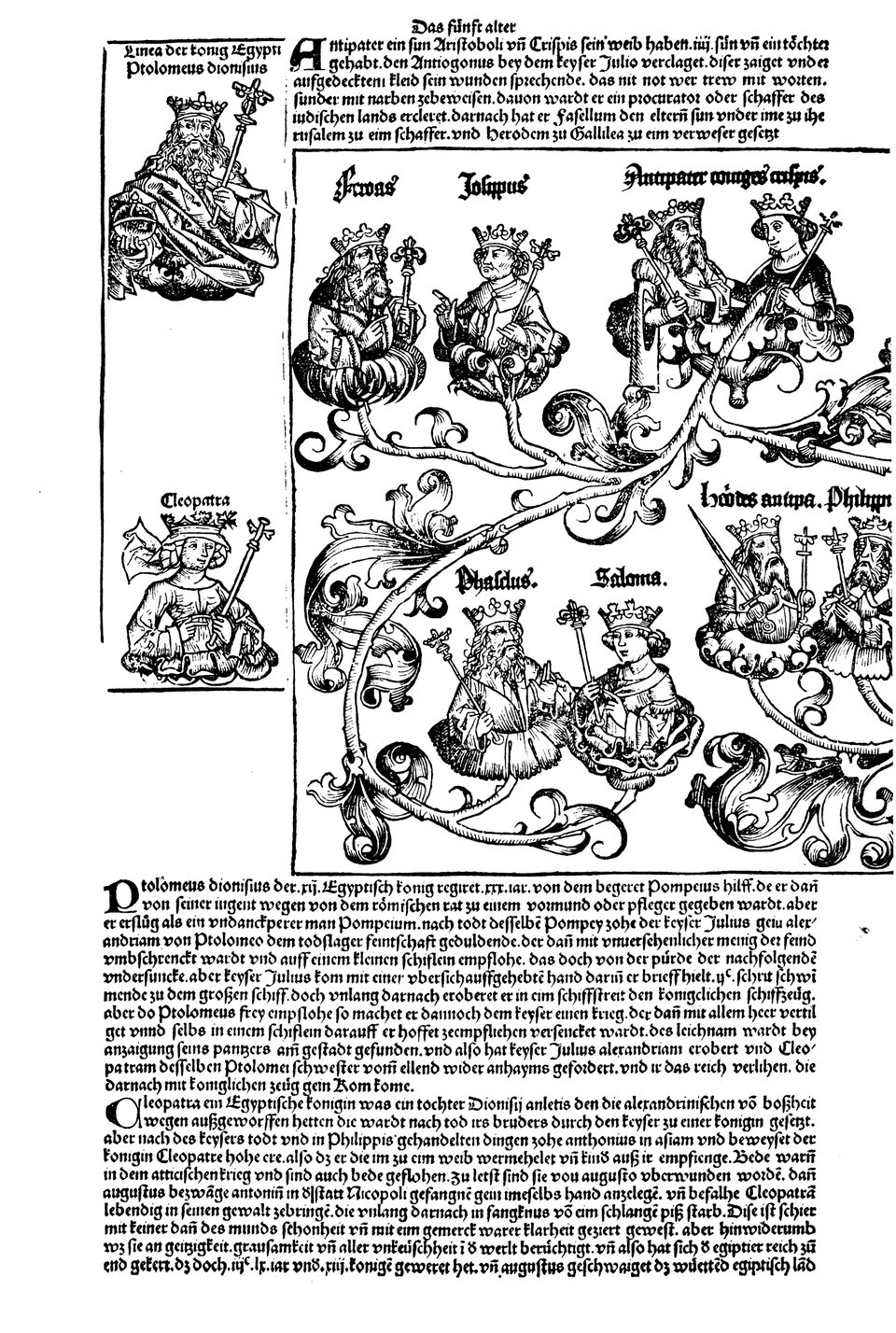 Schedelsche Weltchronik Blatt 90, linke Seite