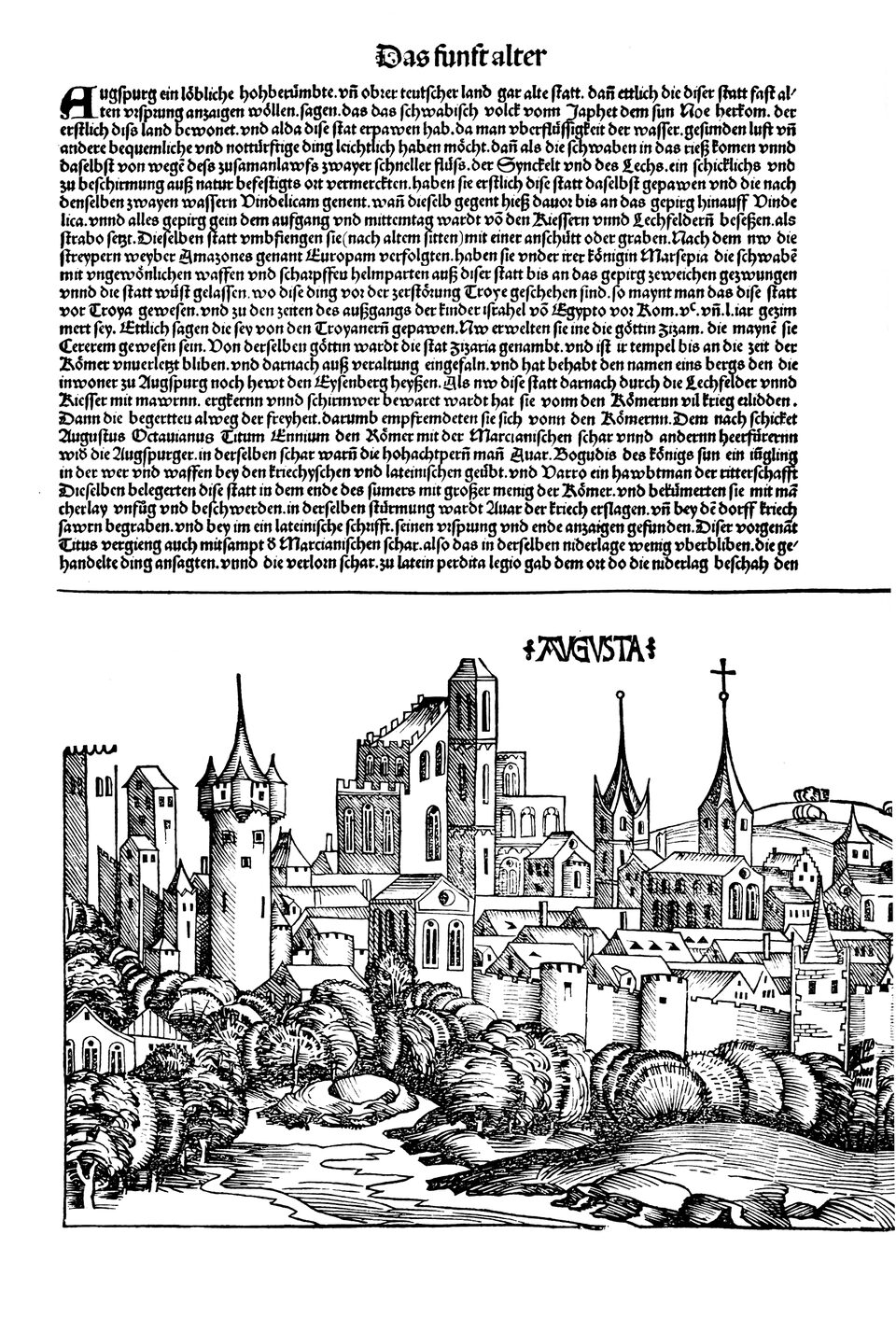 Schedelsche Weltchronik Blatt 92, linke Seite