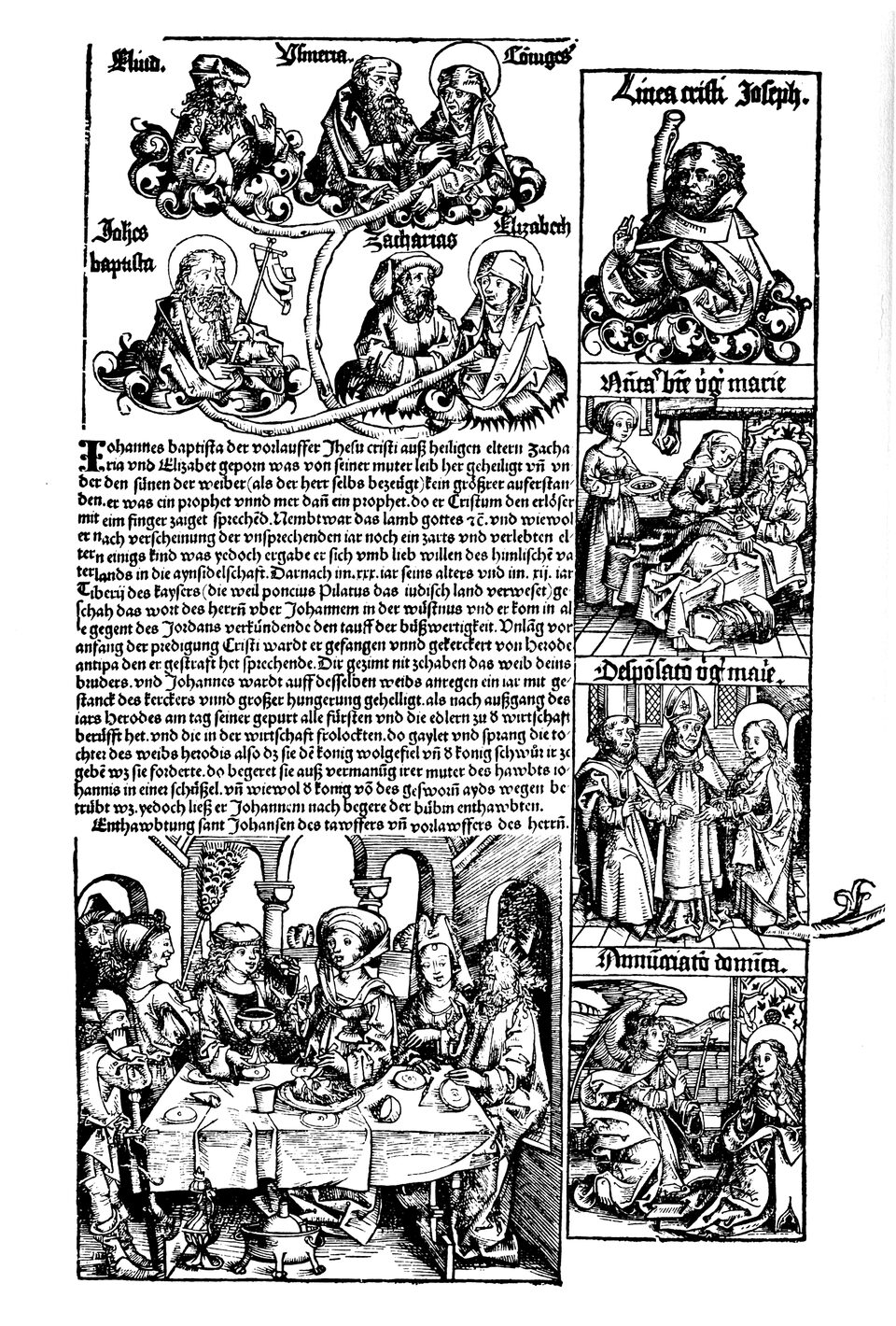 Schedelsche Weltchronik Blatt 95, linke Seite