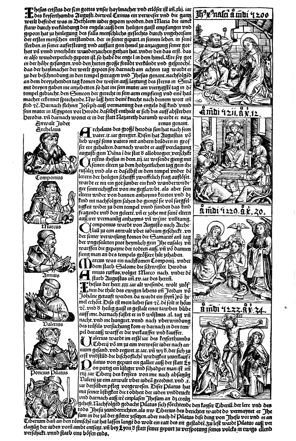 Schedelsche Weltchronik Blatt 96, linke Seite