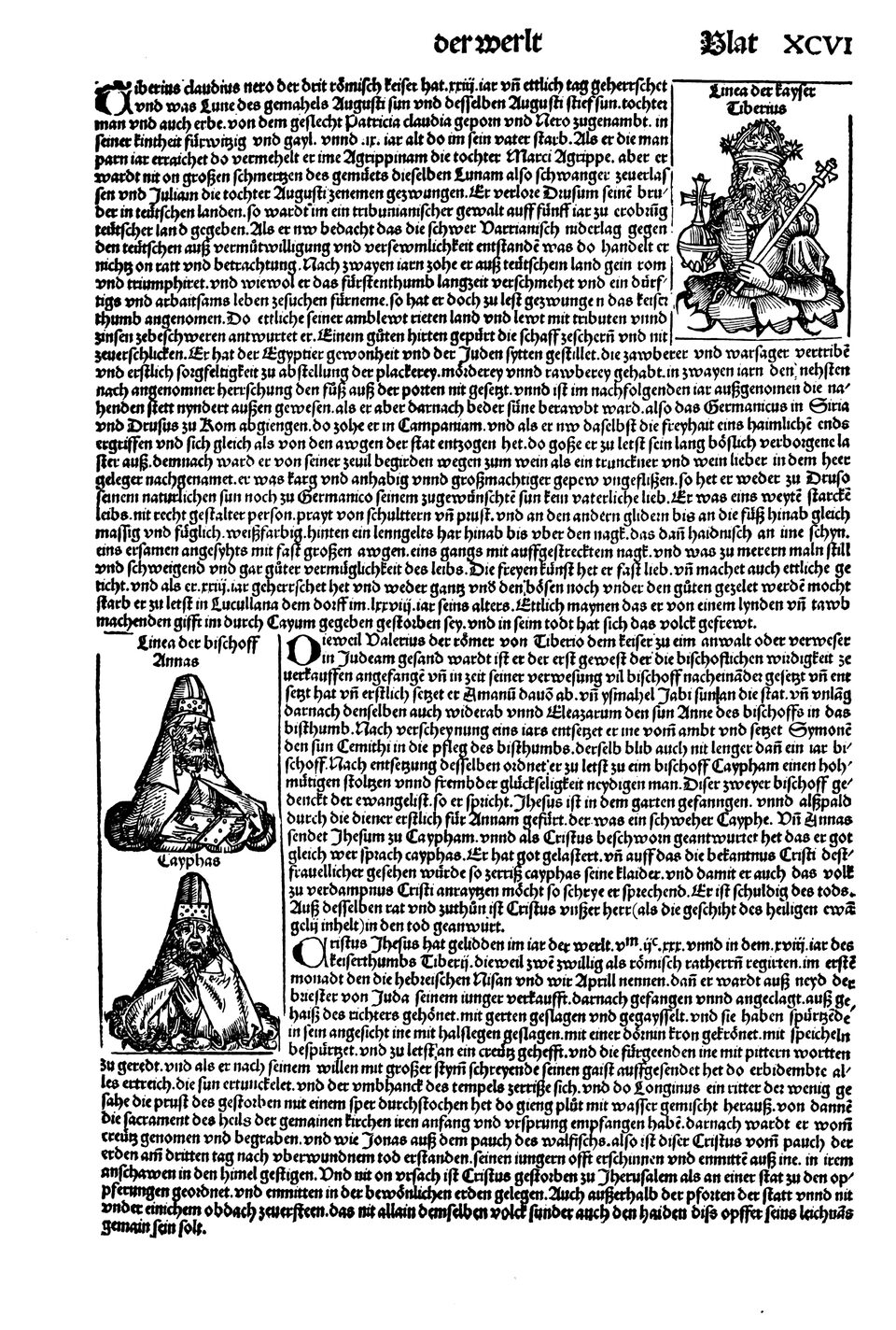 Schedelsche Weltchronik Blatt 96, rechte Seite