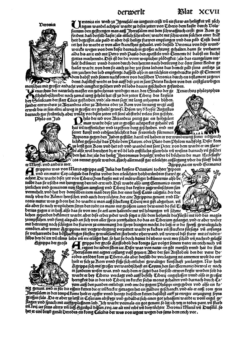 Schedelsche Weltchronik Blatt 97, rechte Seite