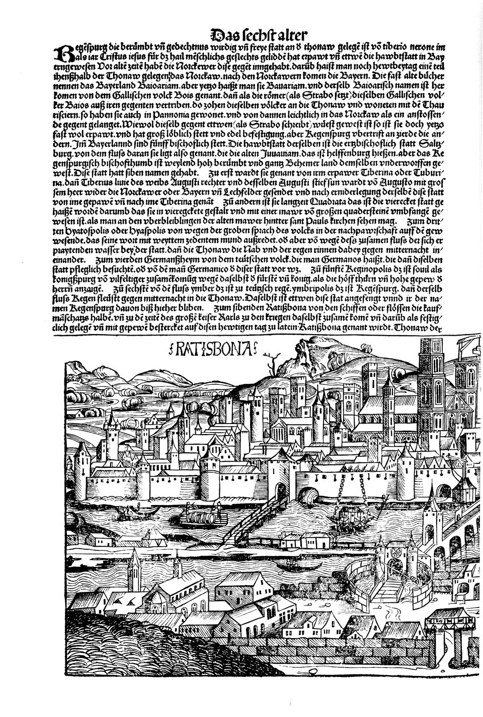 Schedelsche Weltchronik Blatt 98, linke Seite