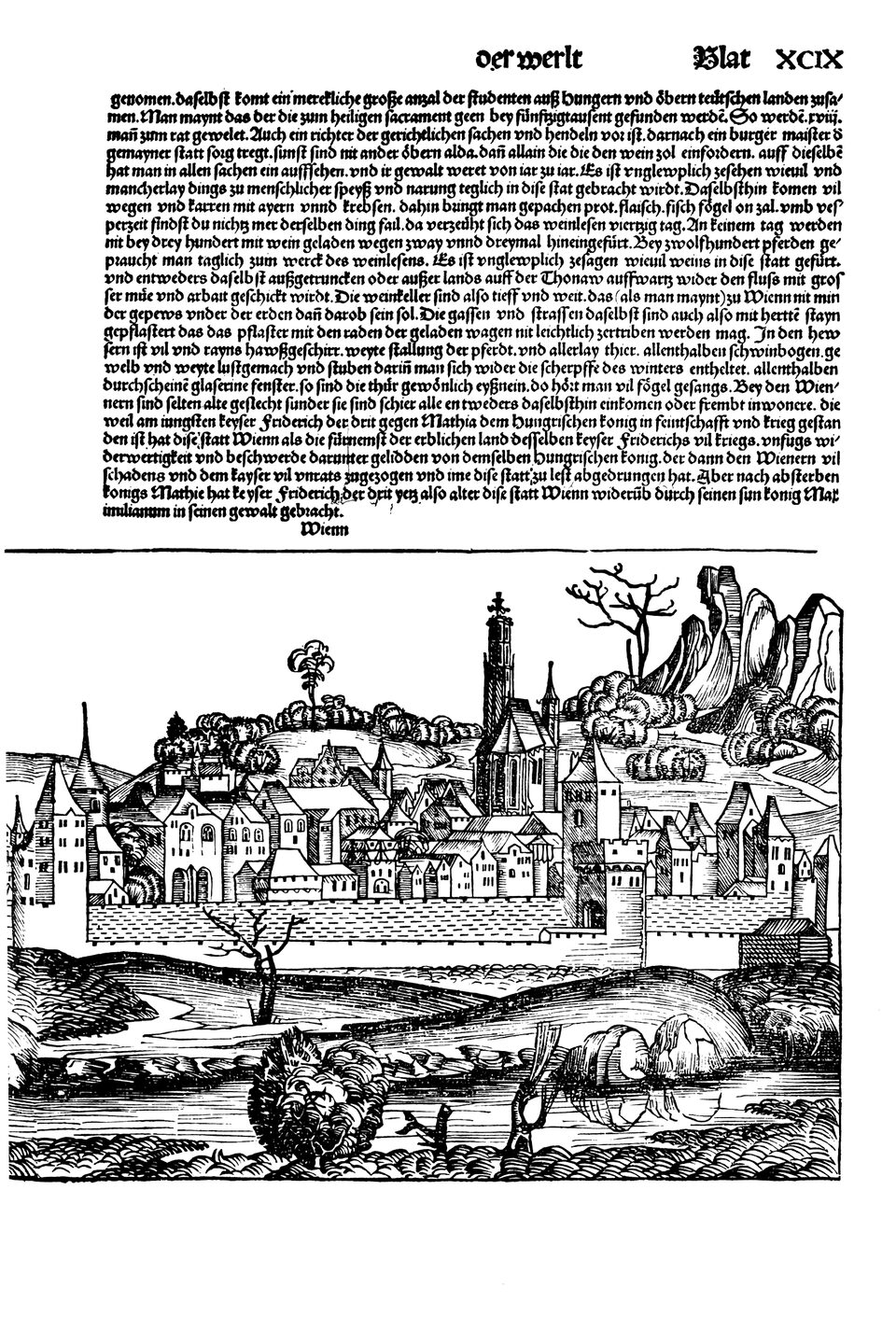 Schedelsche Weltchronik Blatt 99, rechte Seite