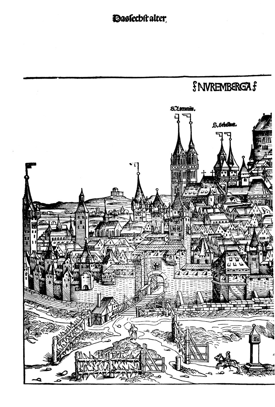 Schedelsche Weltchronik Blatt 100, linke Seite