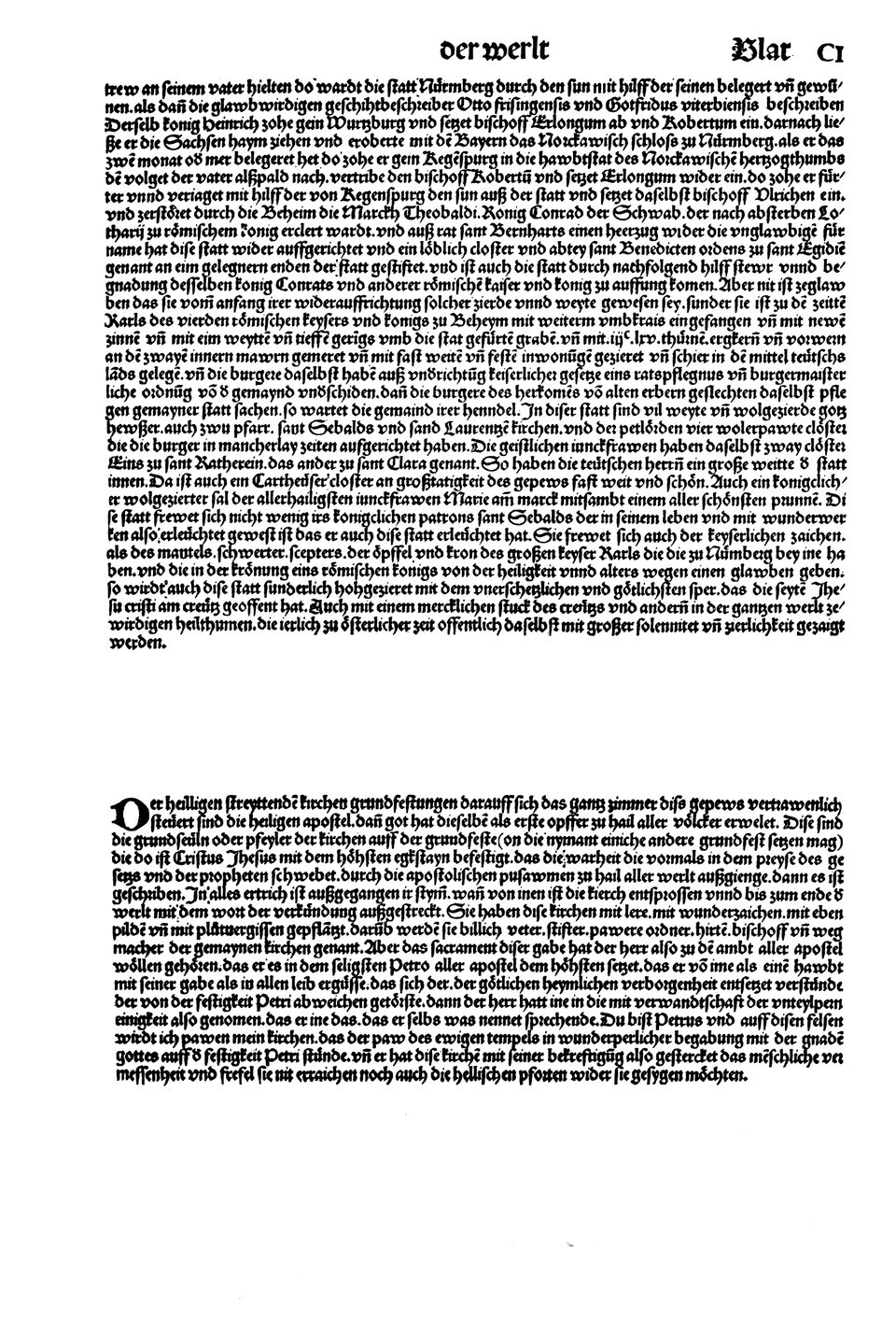 Schedelsche Weltchronik Blatt 101, rechte Seite