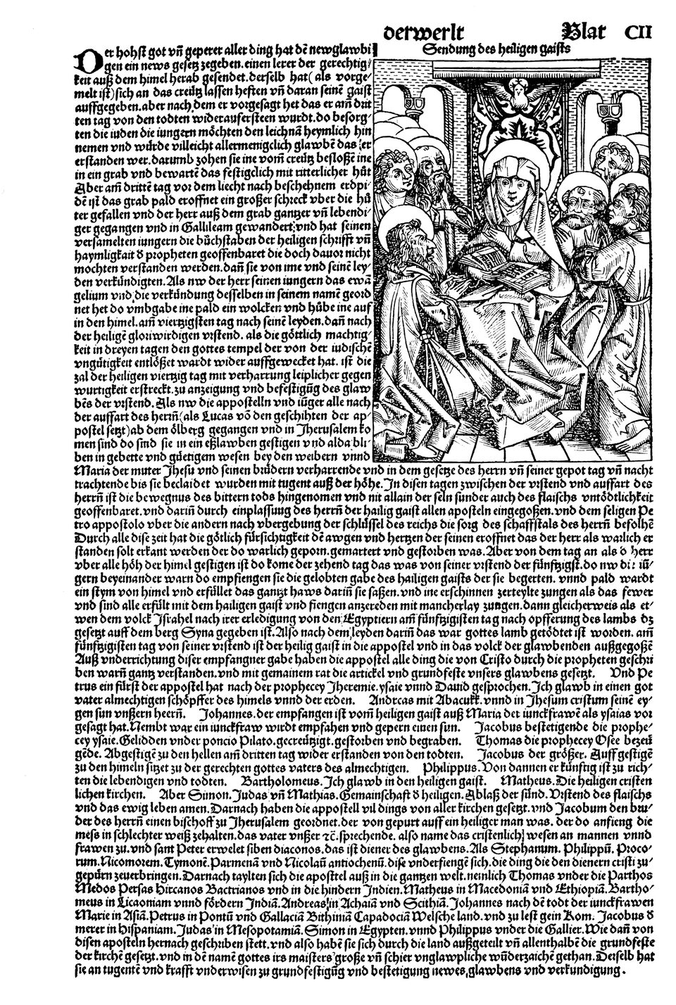 Schedelsche Weltchronik Blatt 102, rechte Seite