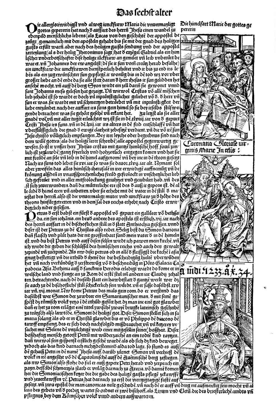 Schedelsche Weltchronik Blatt 103, linke Seite