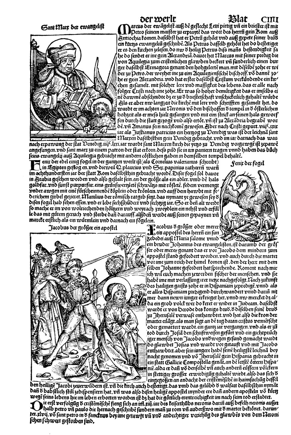 Schedelsche Weltchronik Blatt 104, rechte Seite
