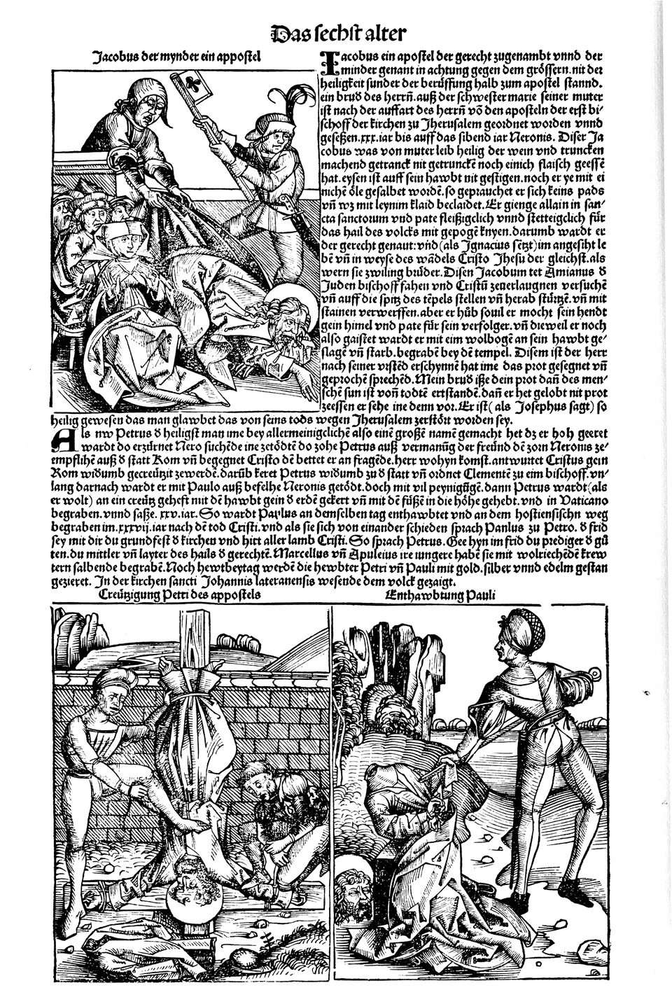 Schedelsche Weltchronik Blatt 105, linke Seite