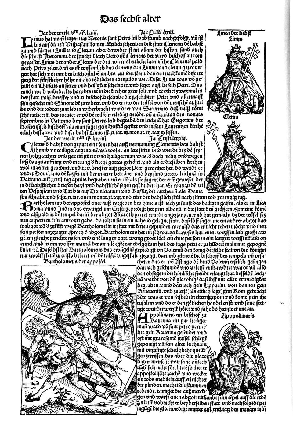 Schedelsche Weltchronik Blatt 106, linke Seite