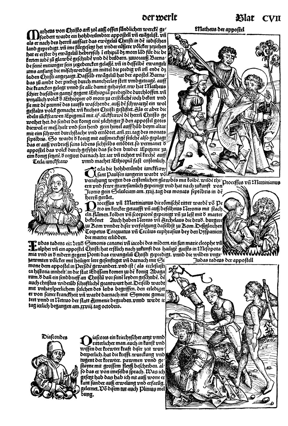 Schedelsche Weltchronik Blatt 107, rechte Seite