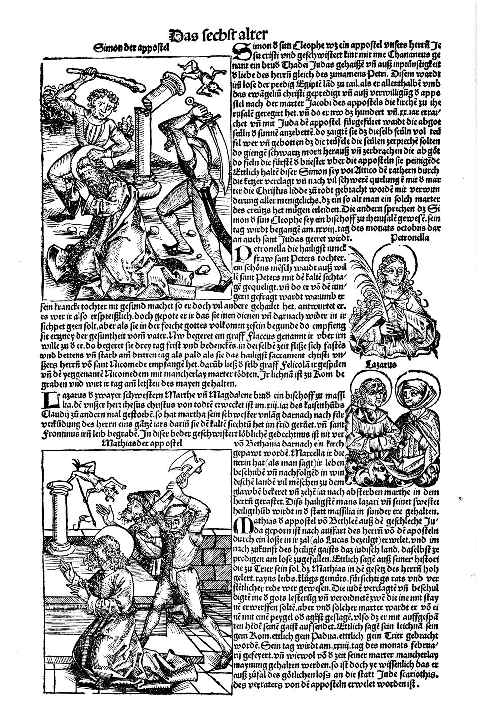 Schedelsche Weltchronik Blatt 108, linke Seite