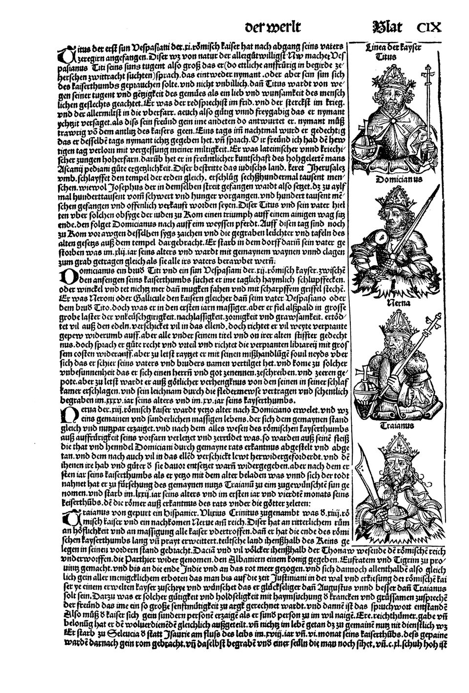 Schedelsche Weltchronik Blatt 109, rechte Seite