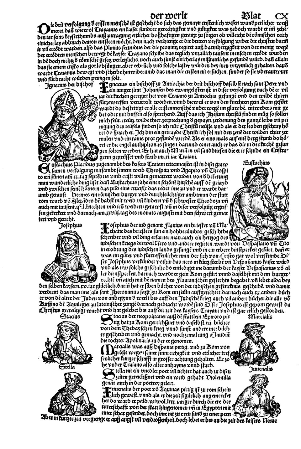 Schedelsche Weltchronik Blatt 110, rechte Seite