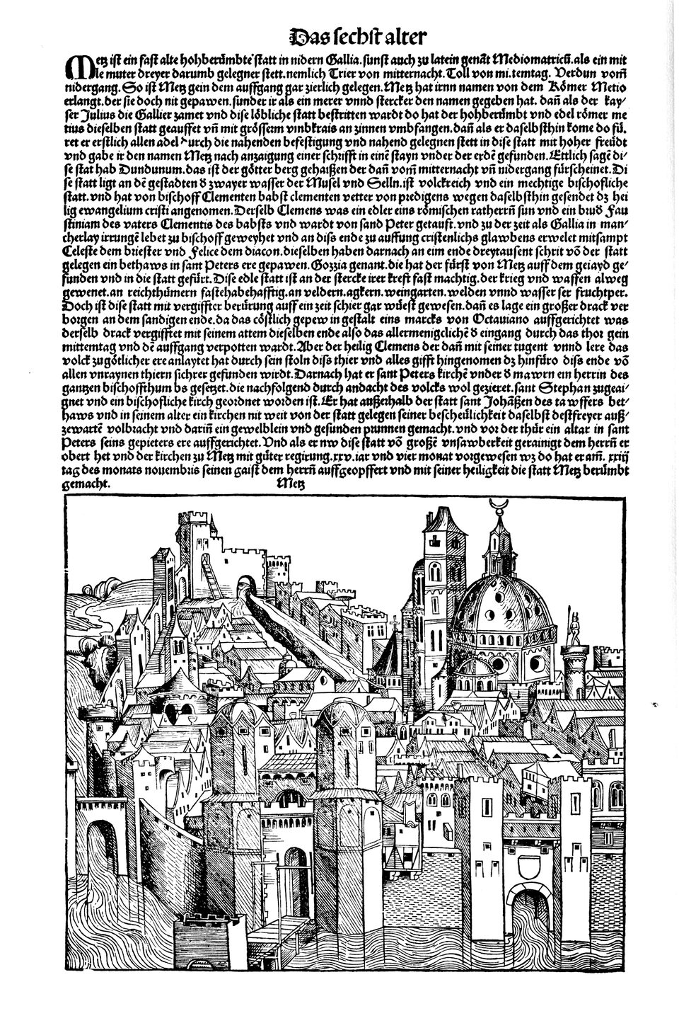Schedelsche Weltchronik Blatt 111, linke Seite