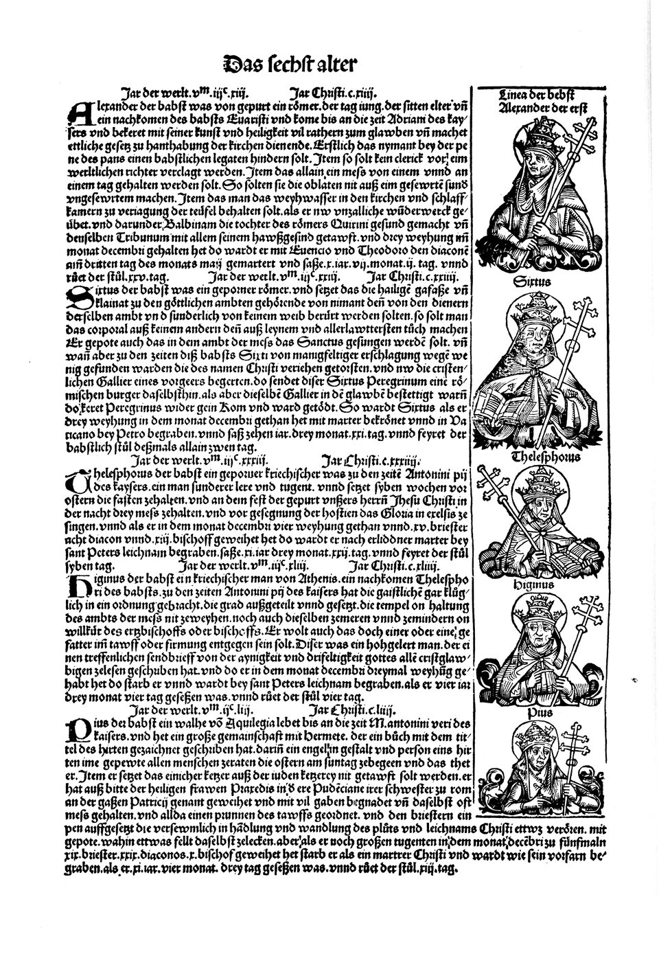 Schedelsche Weltchronik Blatt 112, linke Seite
