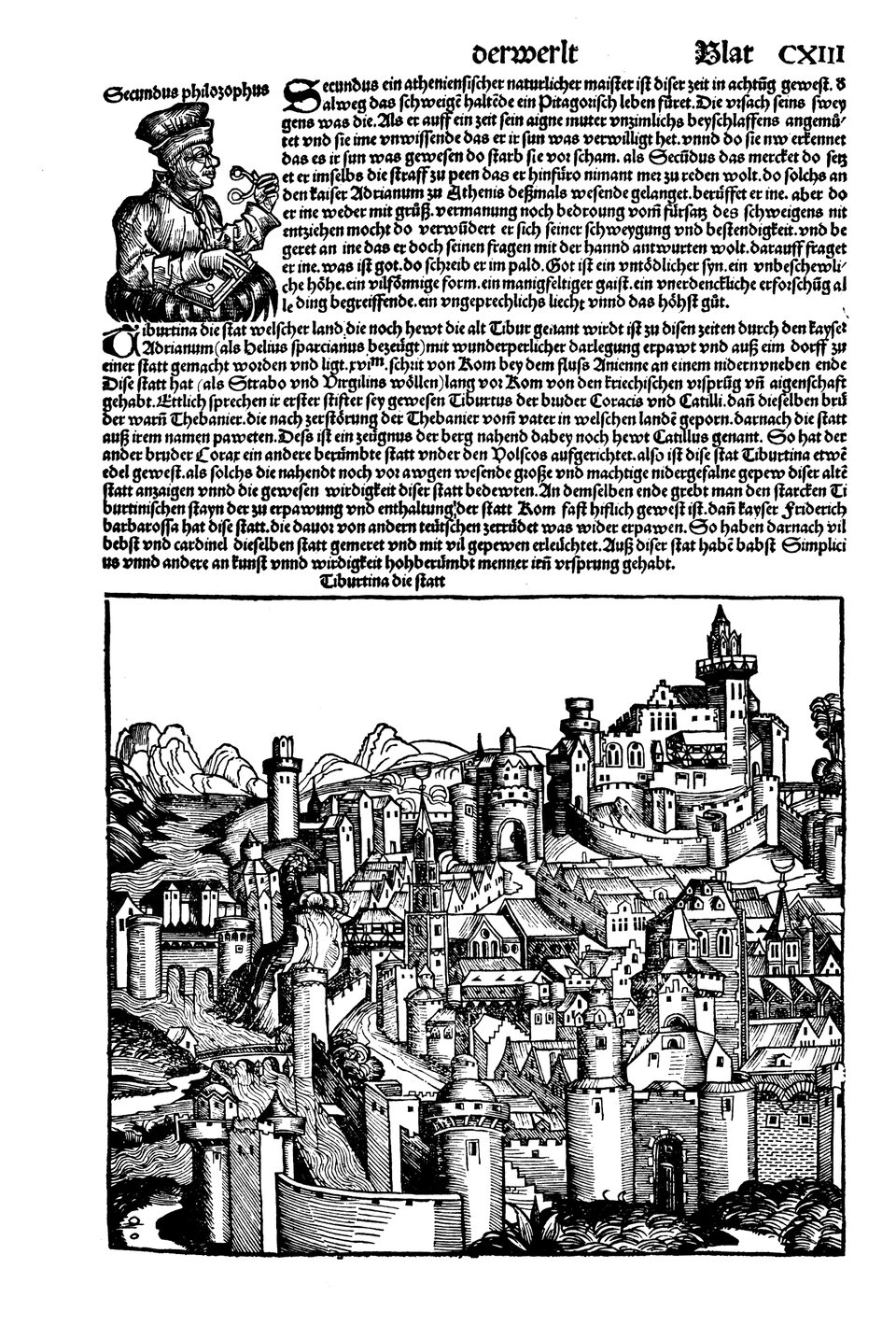 Schedelsche Weltchronik Blatt 113, rechte Seite