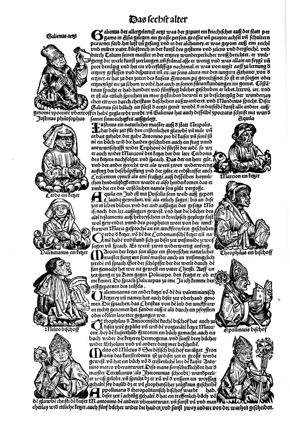 Schedelsche Weltchronik Blatt 114, linke Seite