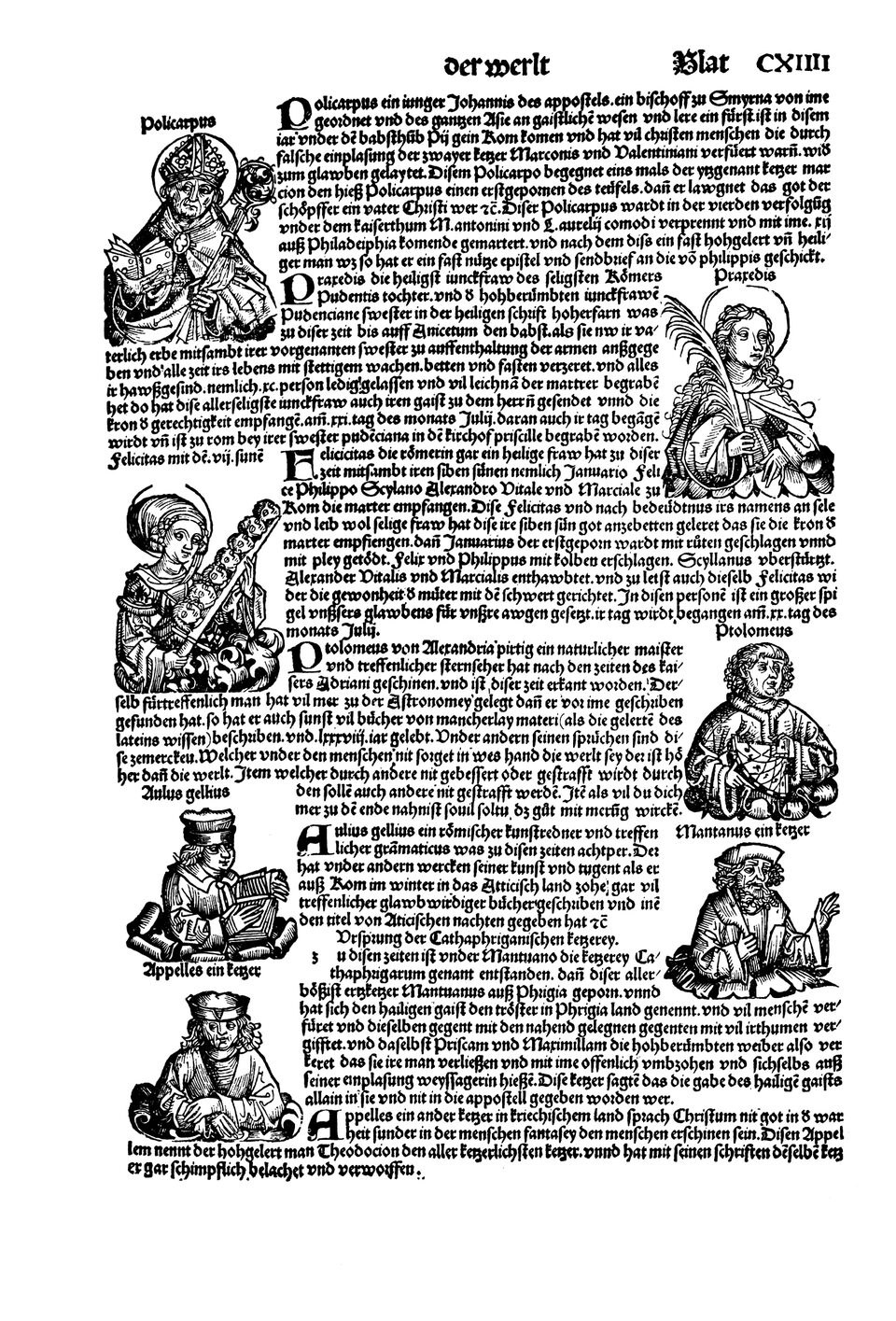 Schedelsche Weltchronik Blatt 114, rechte Seite