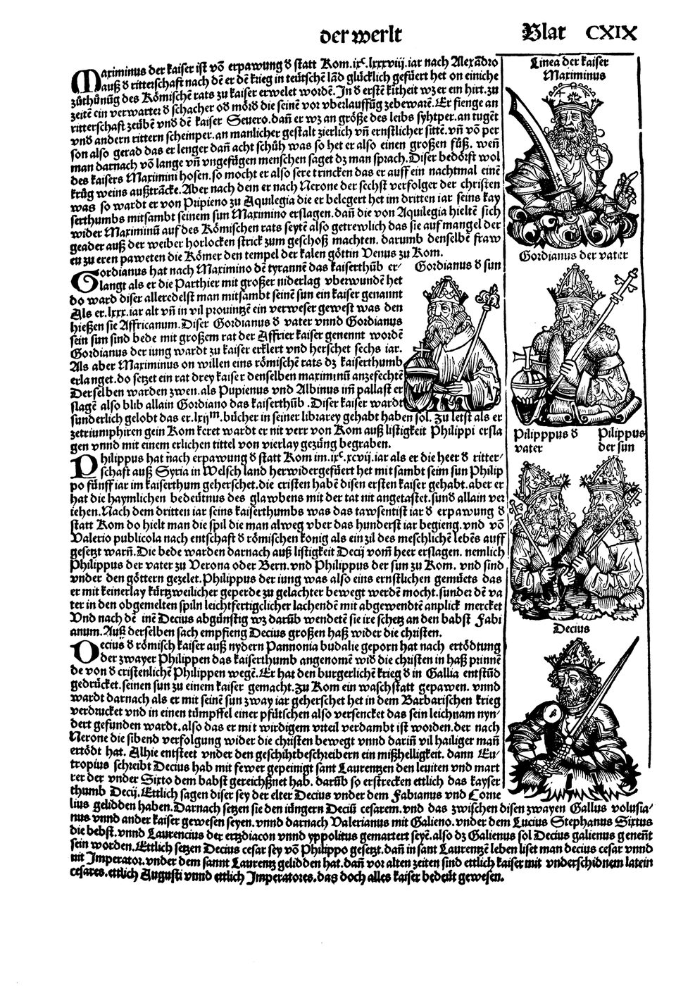Schedelsche Weltchronik Blatt 119, rechte Seite