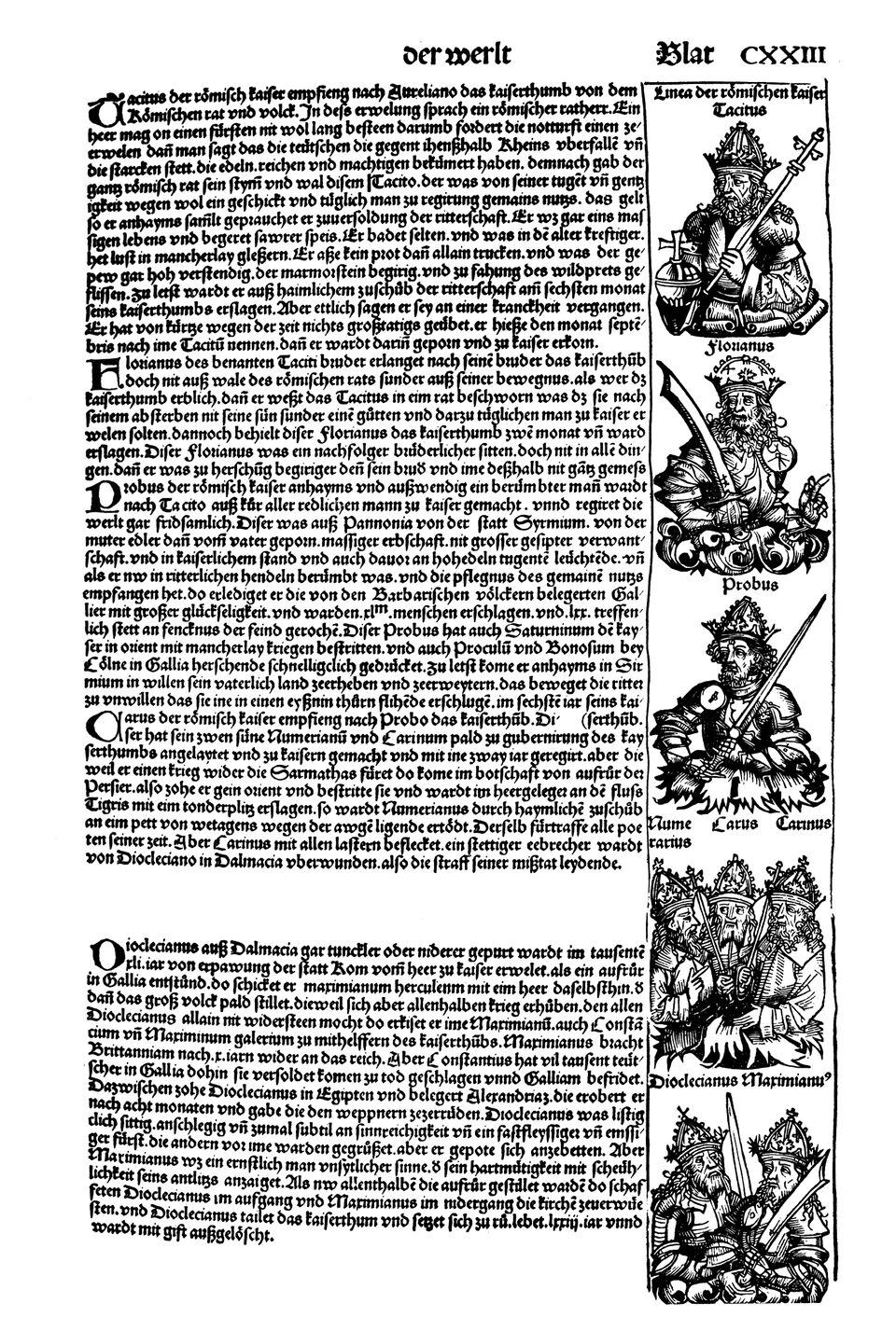 Schedelsche Weltchronik Blatt 123, rechte Seite