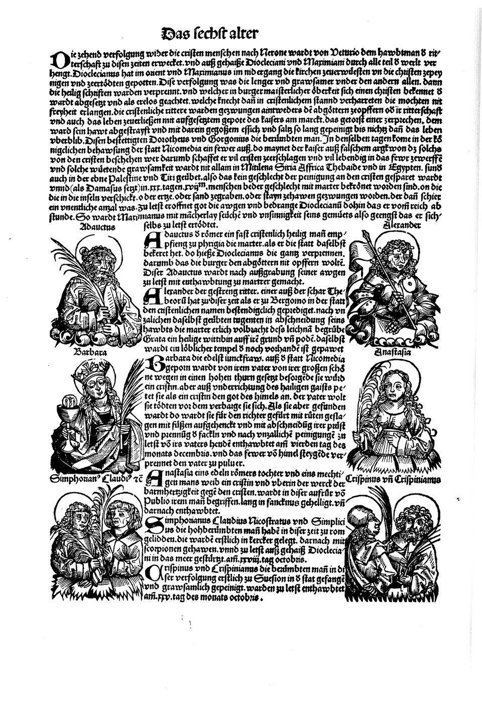 Schedelsche Weltchronik Blatt 124, linke Seite