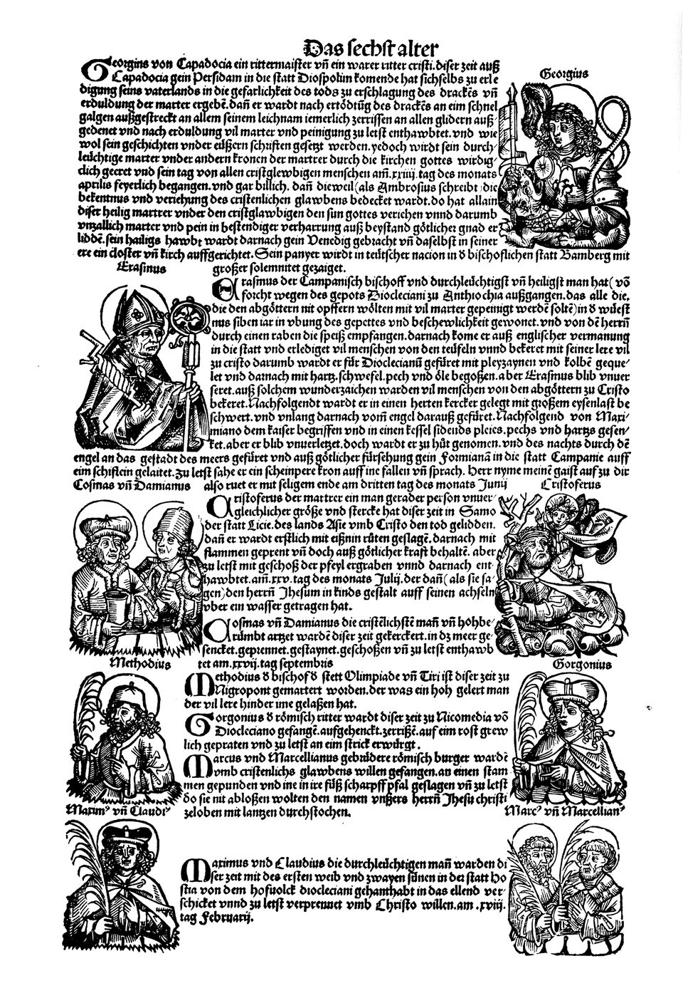 Schedelsche Weltchronik Blatt 125, linke Seite