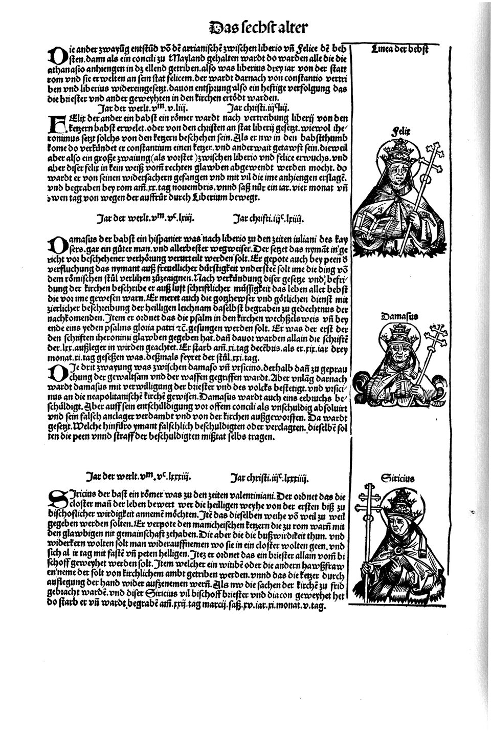 Schedelsche Weltchronik Blatt 132, linke Seite