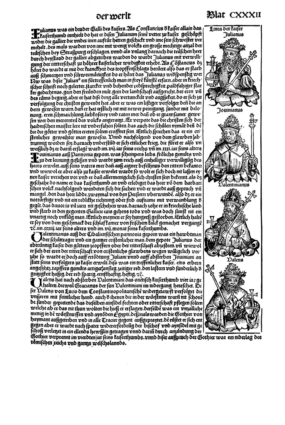 Schedelsche Weltchronik Blatt 132, rechte Seite