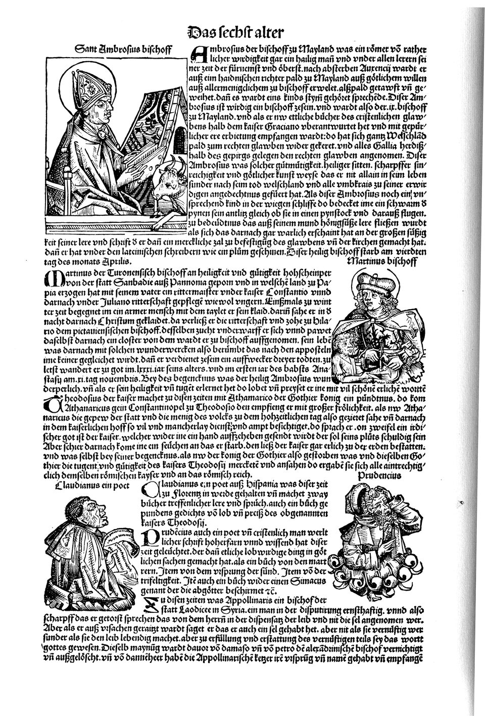 Schedelsche Weltchronik Blatt 135, linke Seite
