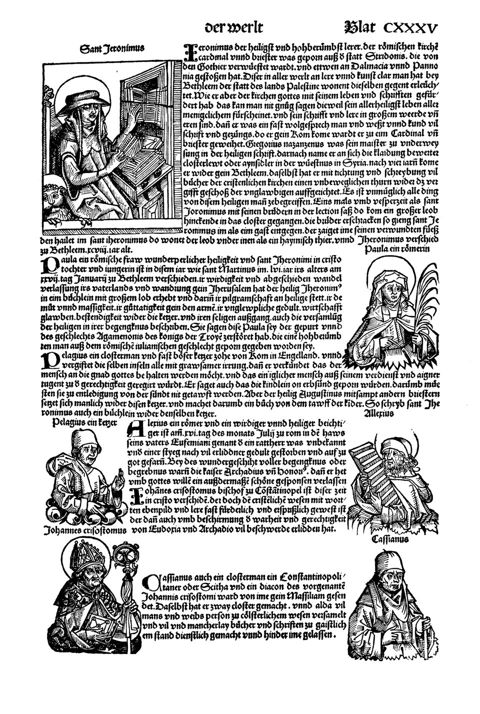 Schedelsche Weltchronik Blatt 135, rechte Seite