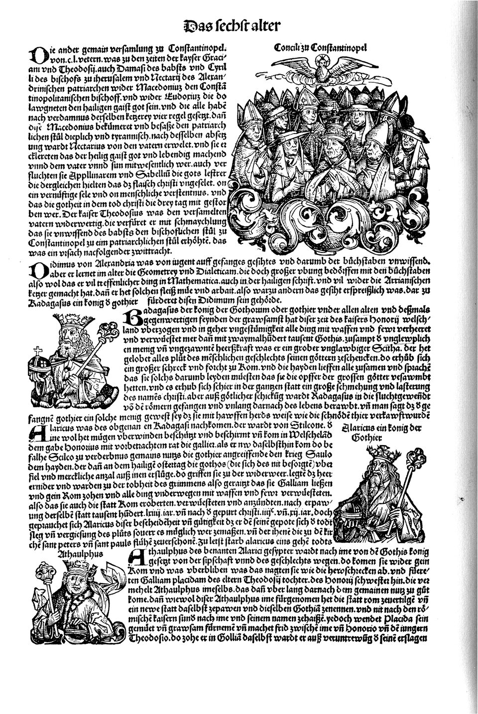 Schedelsche Weltchronik Blatt 136, linke Seite