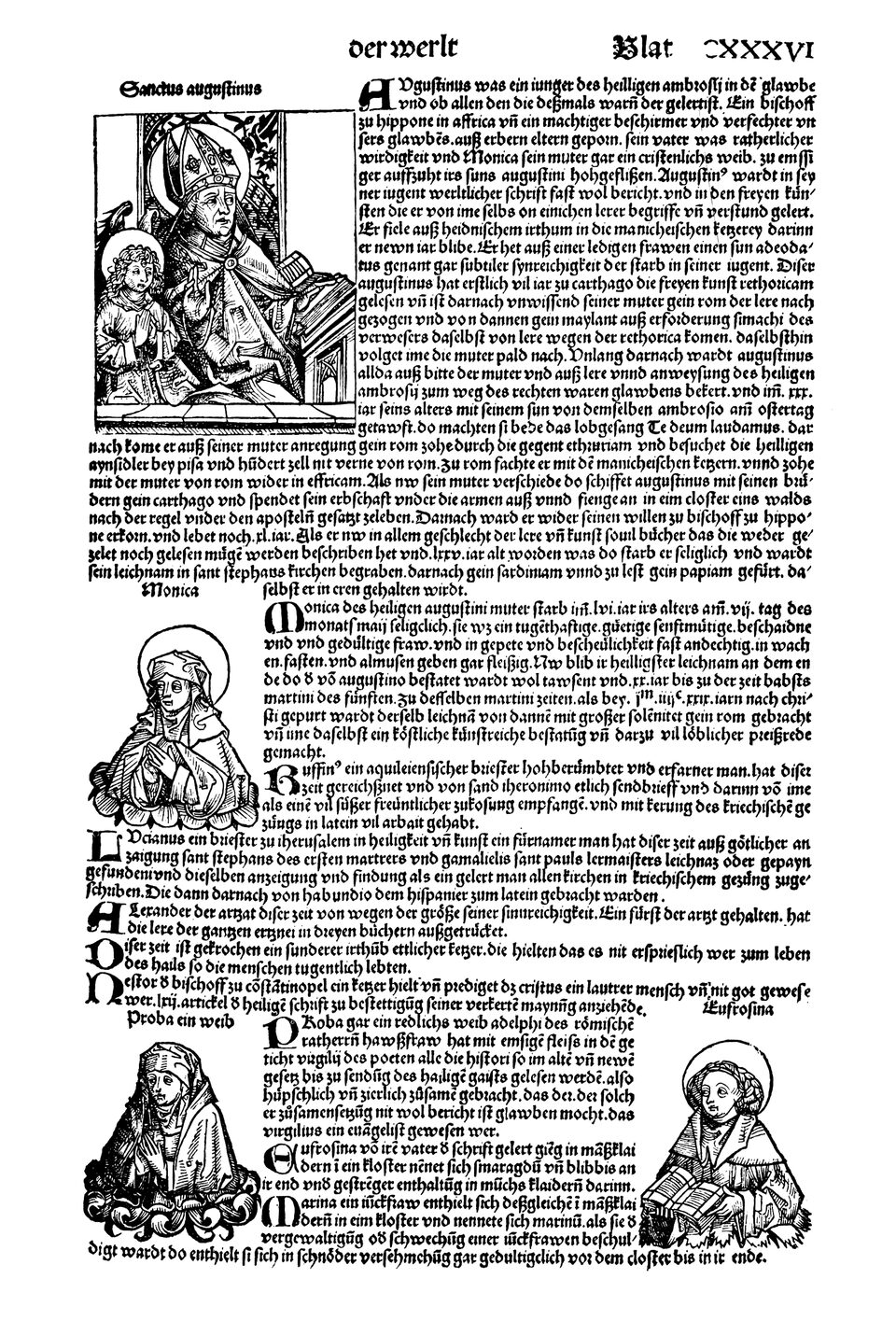 Schedelsche Weltchronik Blatt 136, rechte Seite