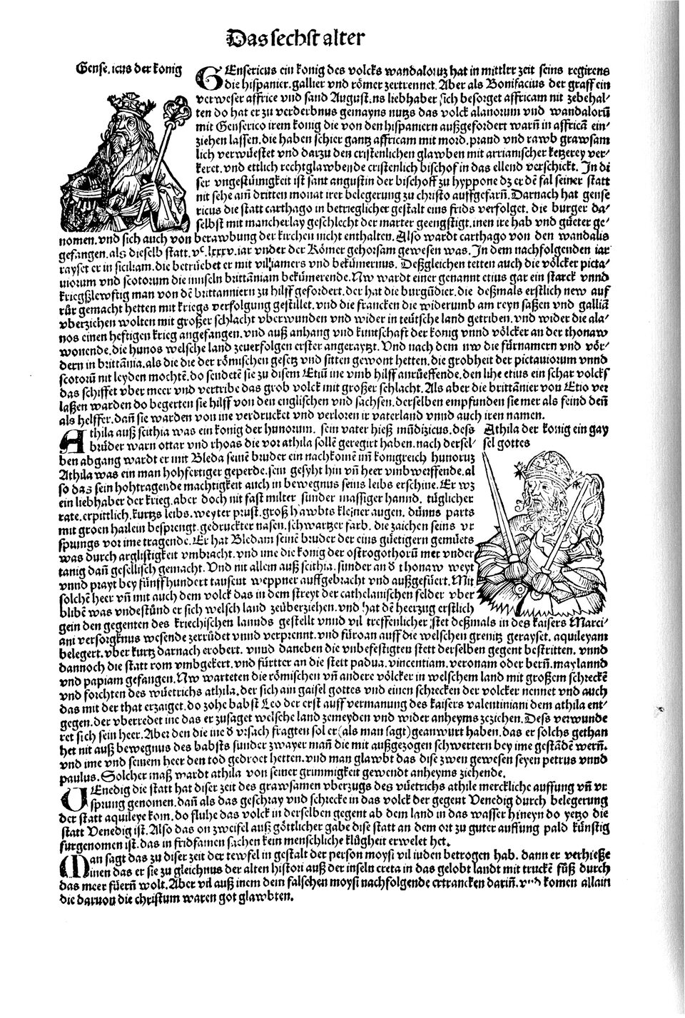 Schedelsche Weltchronik Blatt 138, linke Seite