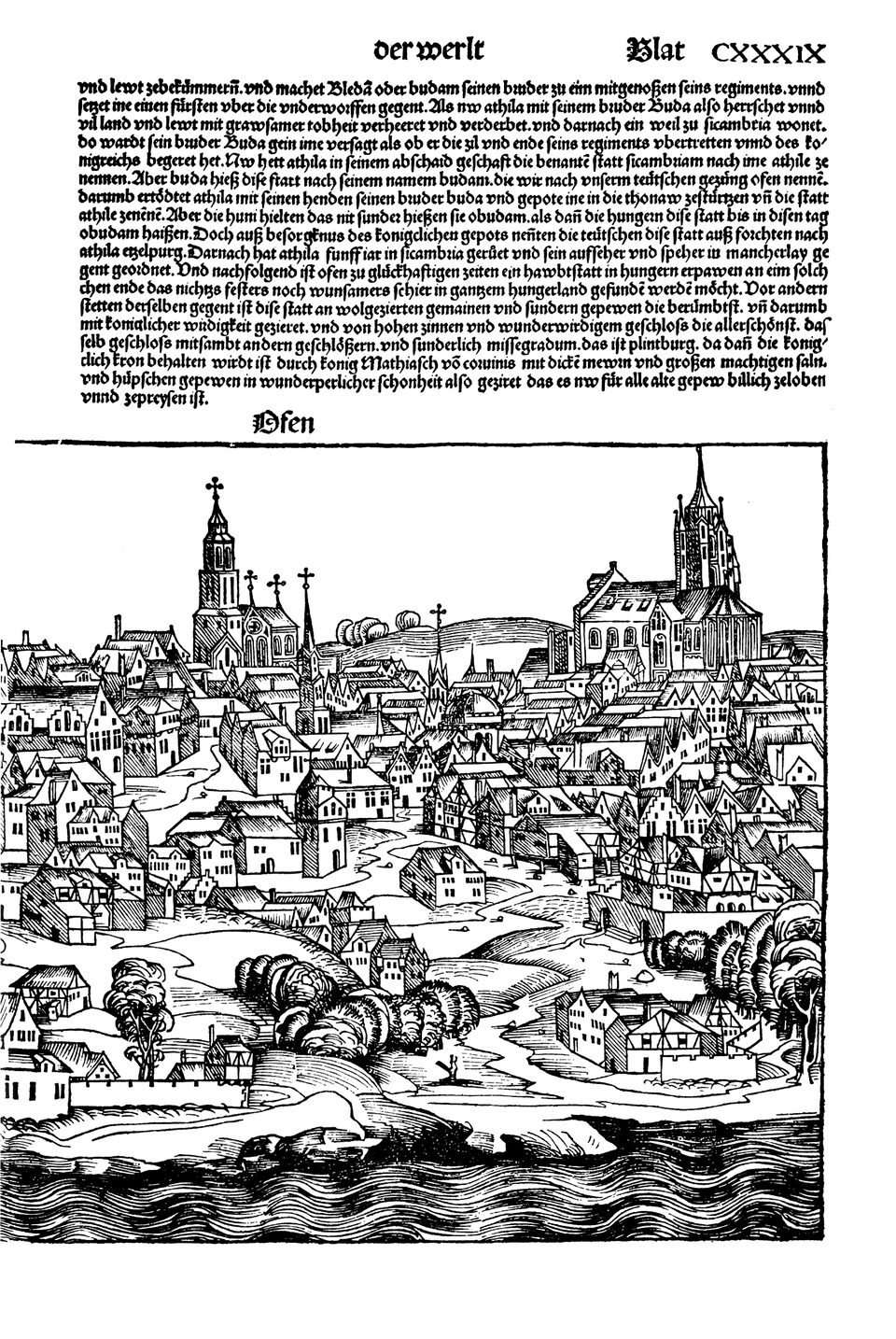 Schedelsche Weltchronik Blatt 139, rechte Seite