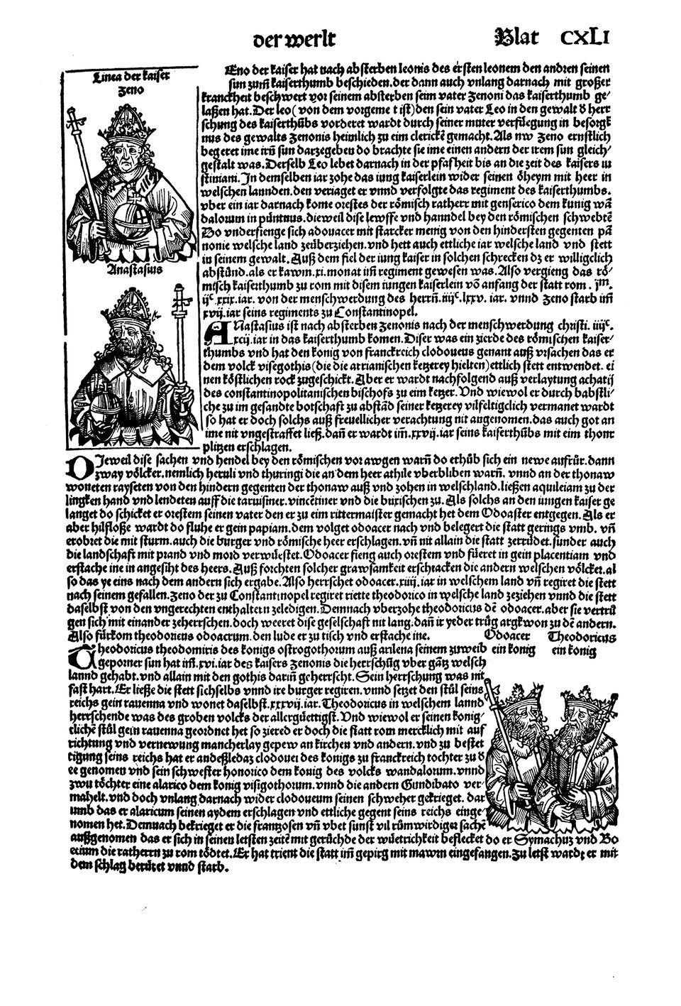 Schedelsche Weltchronik Blatt 141, rechte Seite