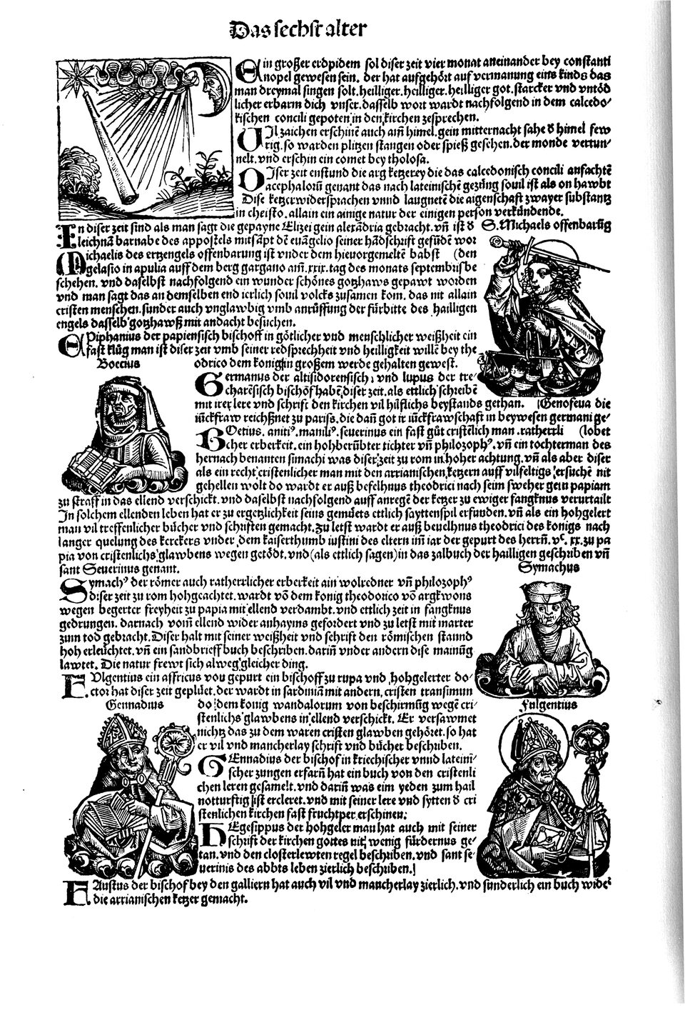 Schedelsche Weltchronik Blatt 142, linke Seite