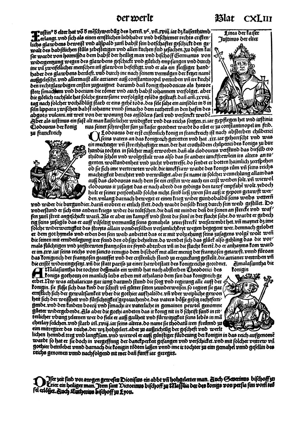 Schedelsche Weltchronik Blatt 143, rechte Seite