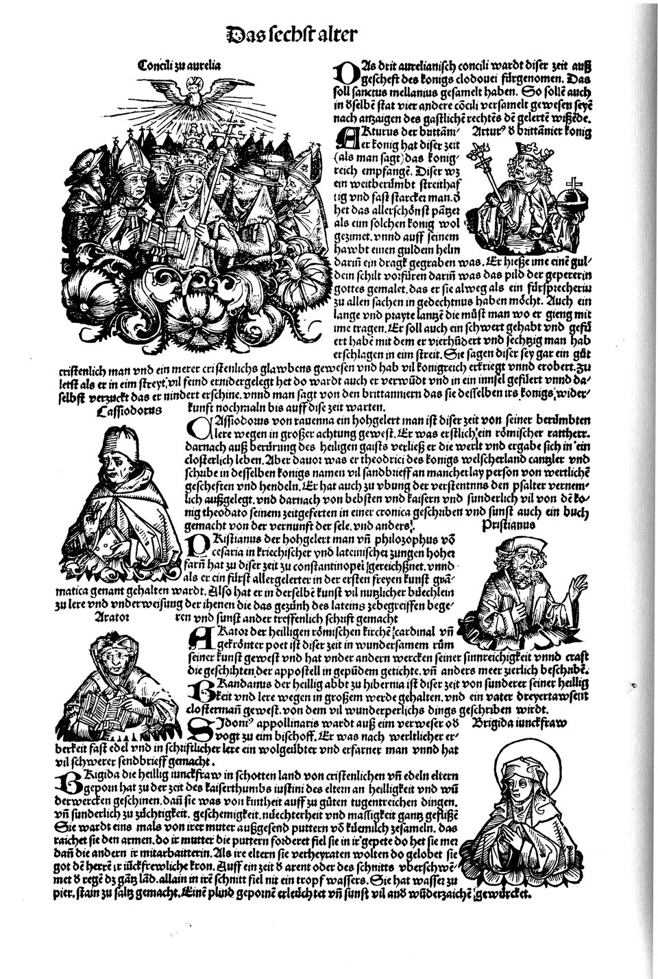Schedelsche Weltchronik Blatt 144, linke Seite