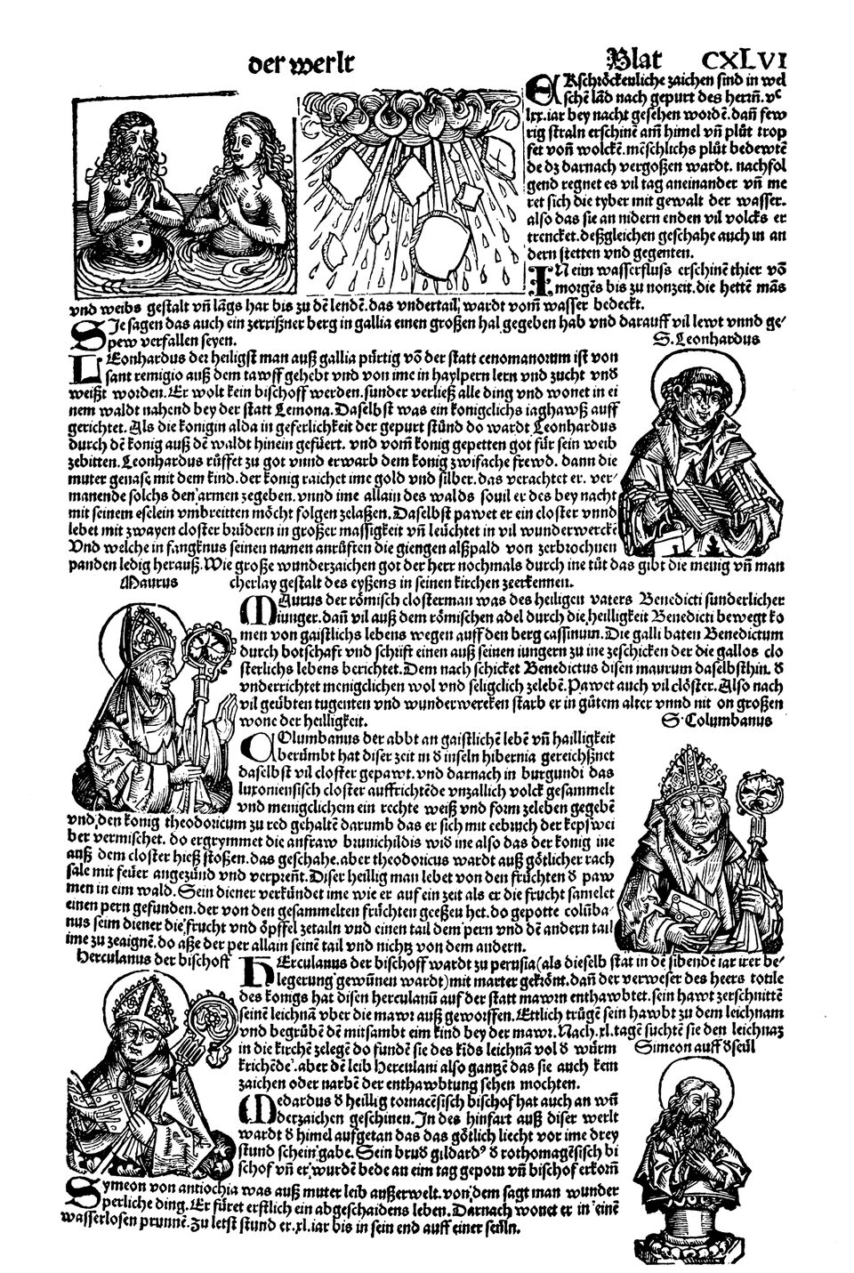 Schedelsche Weltchronik Blatt 146, rechte Seite